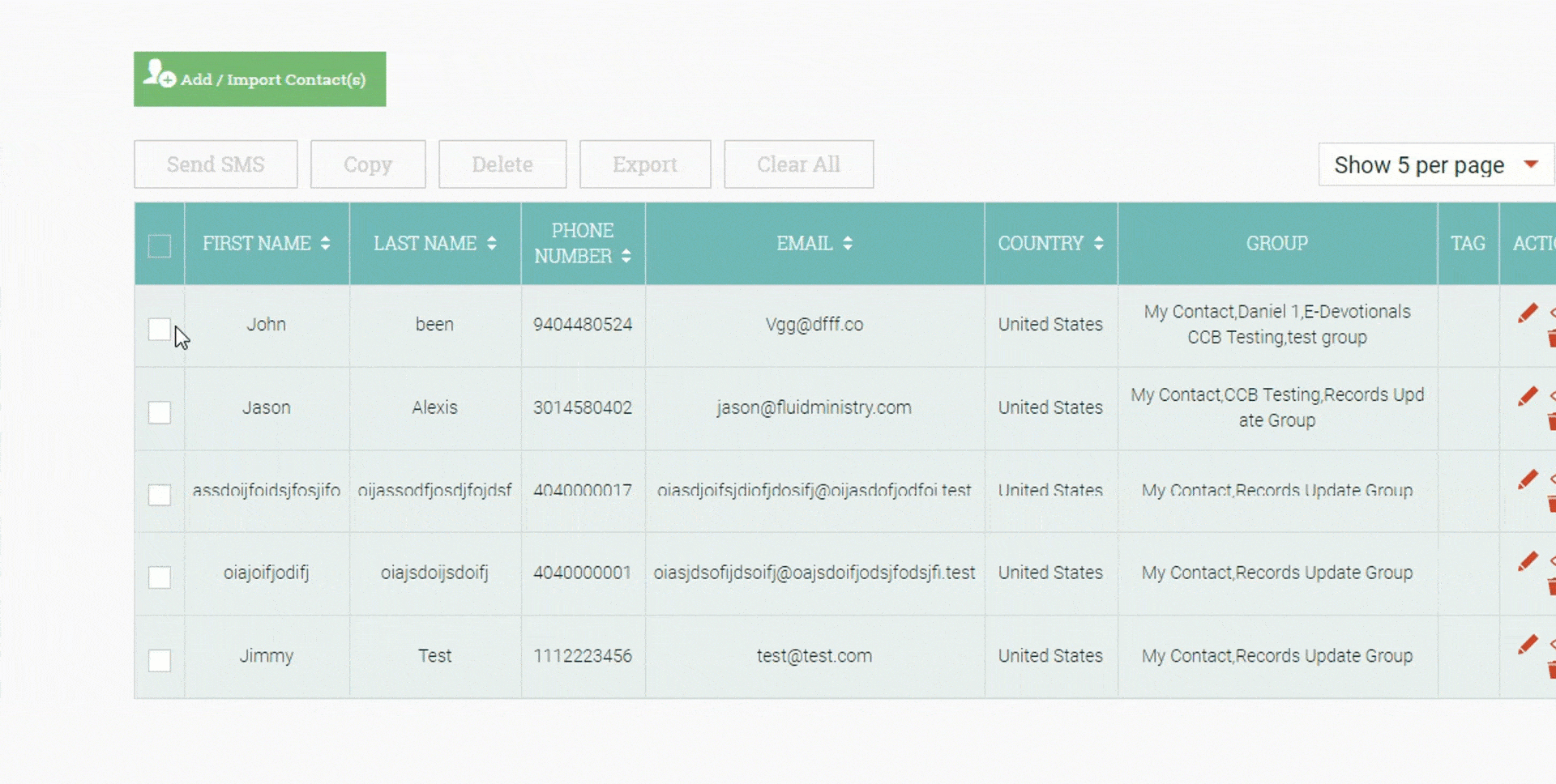 New features – add keyword – adhoc group naming