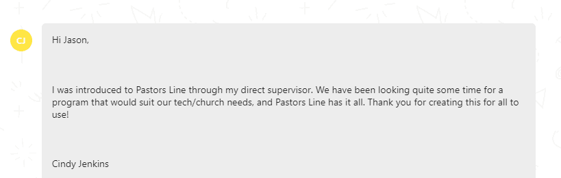 Pastors Line has it all. Thank you for creating this for all to use!