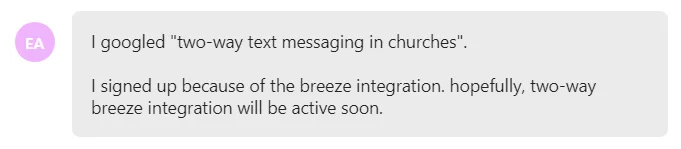 I signed up because of the breeze integration. hopefully, two-way breeze integration will be active soon.